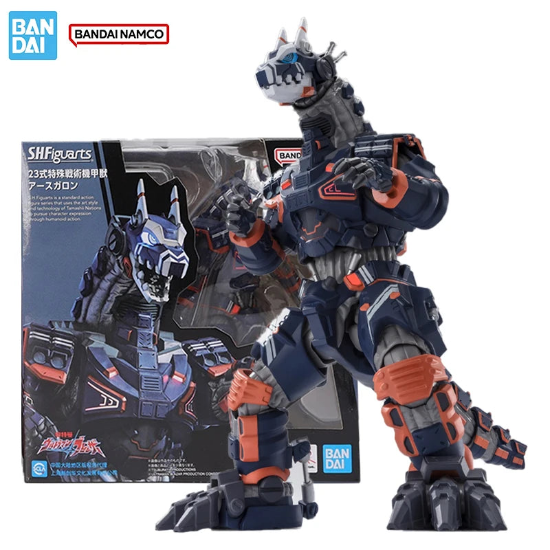 Bandai Original Genuine Figure Ultraman Blazar Model Kit SHF Type 23  Earth Garon Collection Action Figure Model Boys Toys Gifts