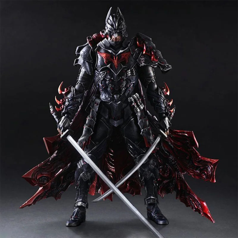 Play Arts Marvel Bushido Batman Action Figure 2017 Play Arts Kai BUSHIDO BATMAN 27cm Collectble Model Toy Gifts For Boyfriend