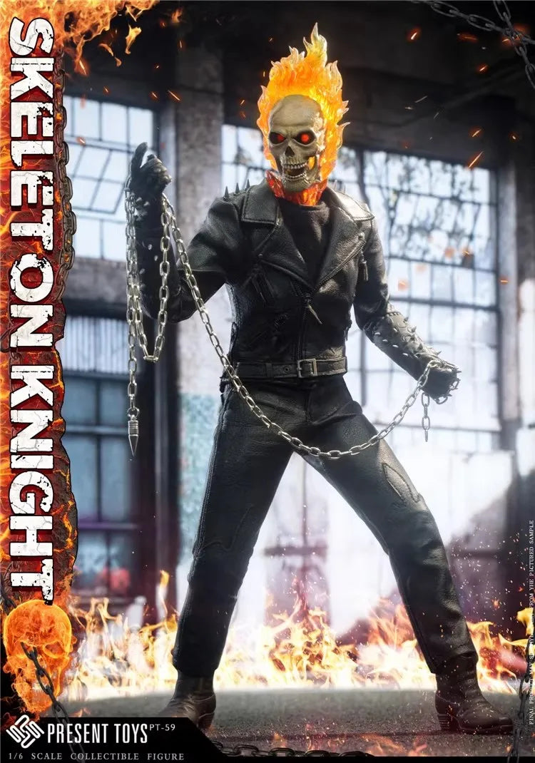 PRESENT TOYS PT-sp59 1/6 Soldier Skeleton Knight Full Set 12'' Action Figures Doll Model Toy In Stock