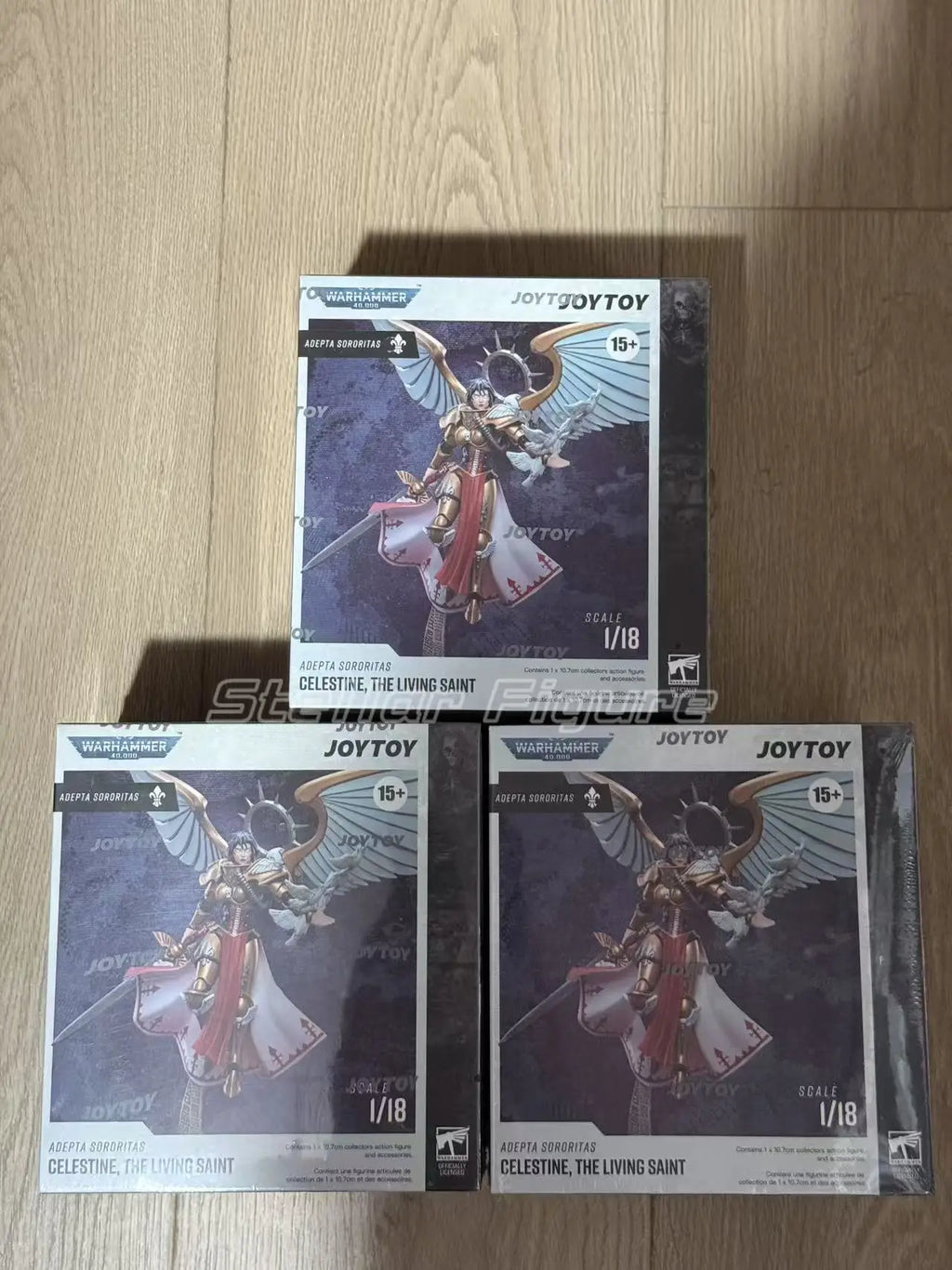 【SF】JOYTOY Warhammer 40K 1/18 Action Figure Adepta SororitasCelestine The Living Saint Model Toys Gifts Collection Ornaments