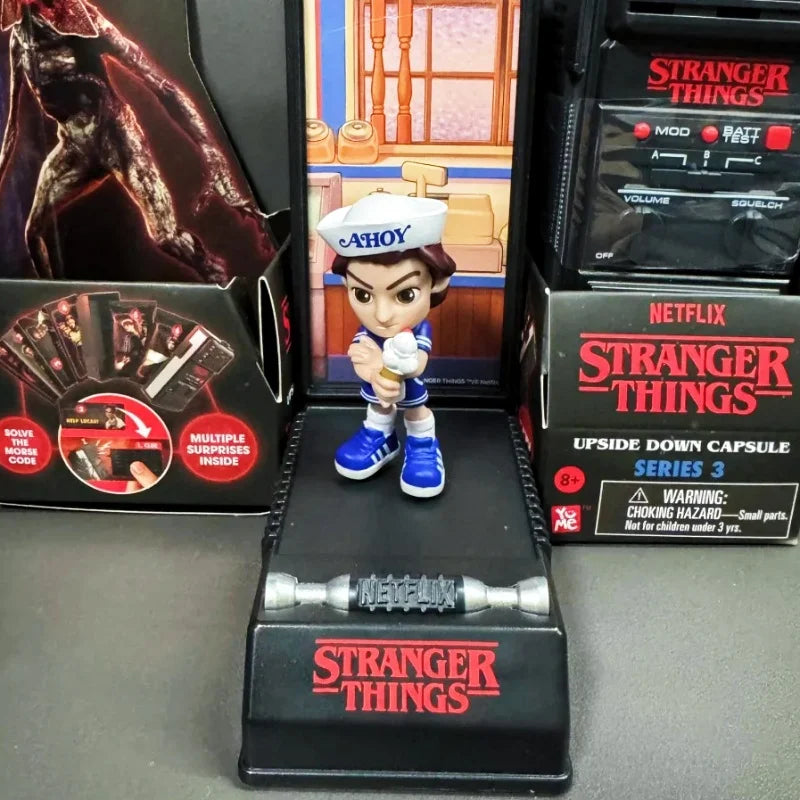 Stranger Things Upside Down Capsule Series 3 Blind Box Original Anime Figure Collectible PVC Model Max Eleven Merch Mystery Gift