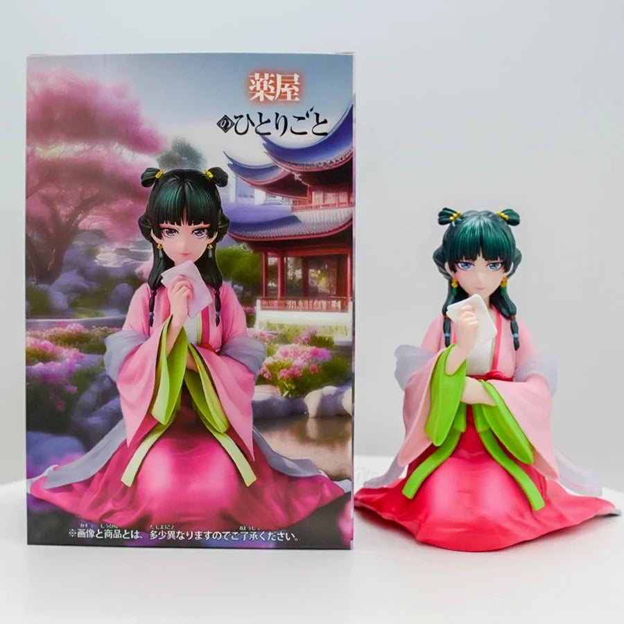 13cm Kusuriya no Hitorigoto Anime Figure Garden Party Maomao Action Figure Kawaii Jinshi Figurine PVC Adult Collection Model Toy