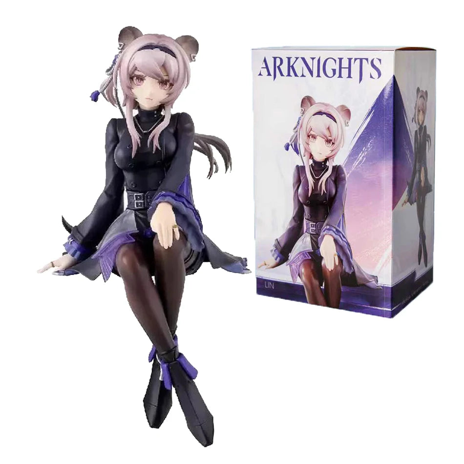 In Stock FuRyu Ark of Tomorrow ARKNIGHTS Lin Lin Yuxia Dragon Gate Warlock Operator Instant Noodle Stopper Figure  PVC Models