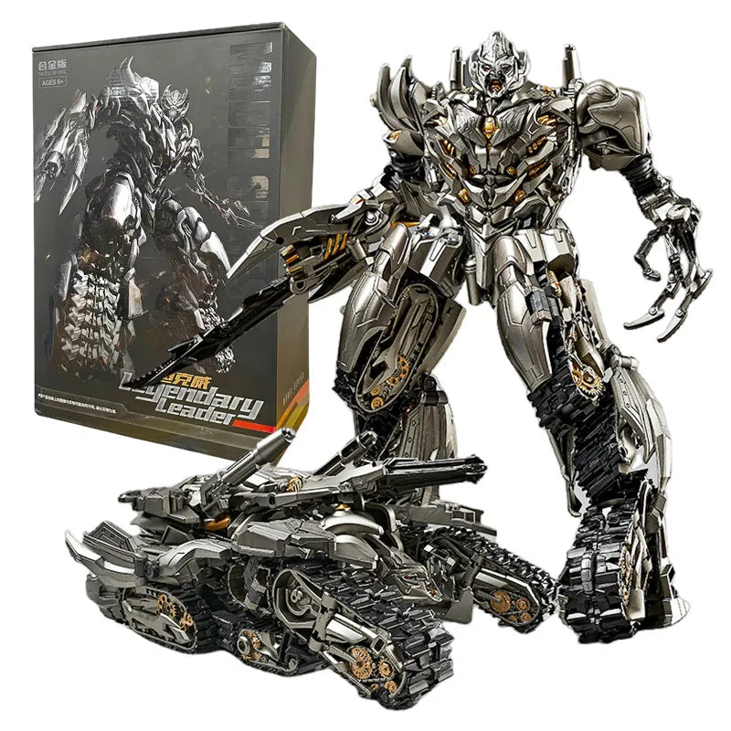 28cm Transformer Robot Movie large size Partial alloy Tank Megatron Action Figure Collection Model Toys Boxed