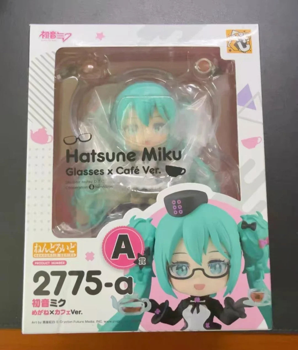 In Stock Miku 2025's Autumn POP UP PARADE Glasses Coffee Shop Ver. A/B Action Figure Anime Figure