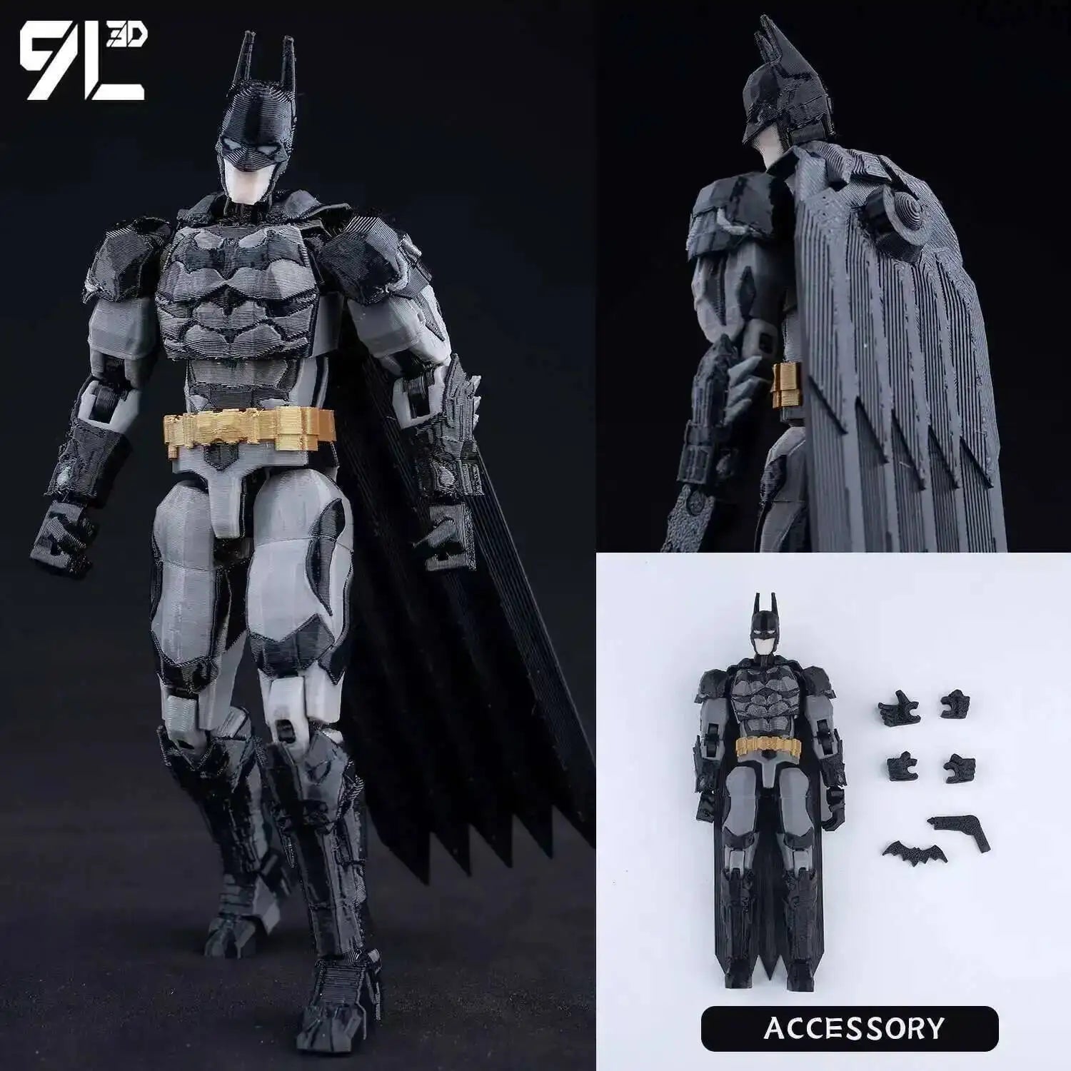 9L3D Superman Invincible Boy Batman Action Figure LUCKY13 Multi-Jointed Poseable T13 Titan13 Hero Model Dummy13 Collectible Toys