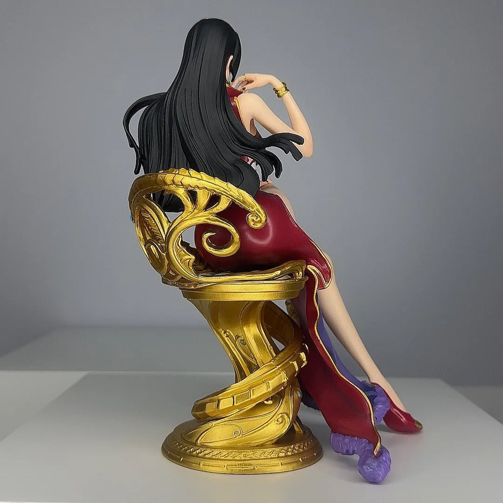 One Piece GK JT Sofa Empress Hancock Sitting posture Empress -23CM Box Set Handmade Model Ornament