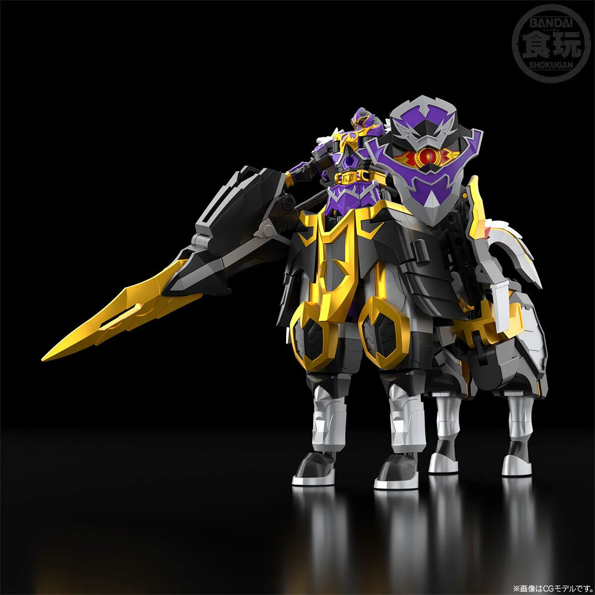 In Stock BANDAI SMP Mahou Sentai Magiranger Maagi Black Wolf Kaiser 17.5CM ABS Anime Action Figures Assembly Model Toy