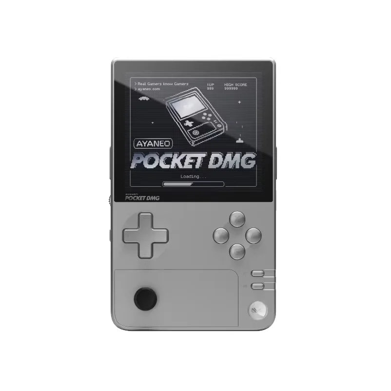 New Silver AYANEO Pocket DMG Handheld Gaming Console Snapdragon G3x Gen 2 with 3.92" OLED Screen Hall Joysticks Android 13 BT5.3