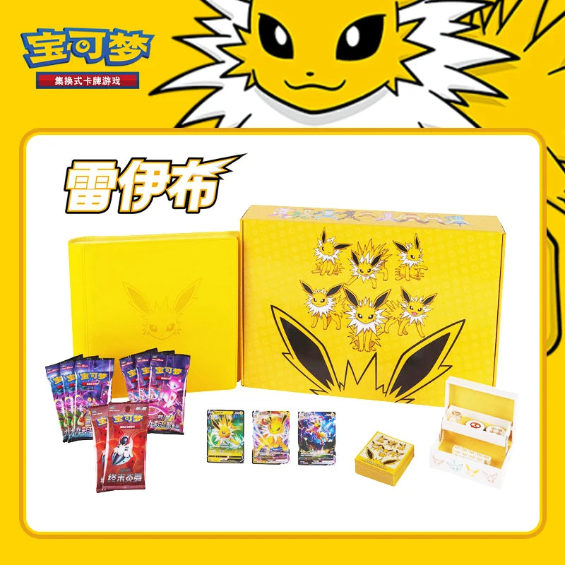 New Original Pokemon Tcg Eevee Cards Collection Simplified 6.0 Advanced Ptcg Special Toys Edition Custom Set Customized Box Gift