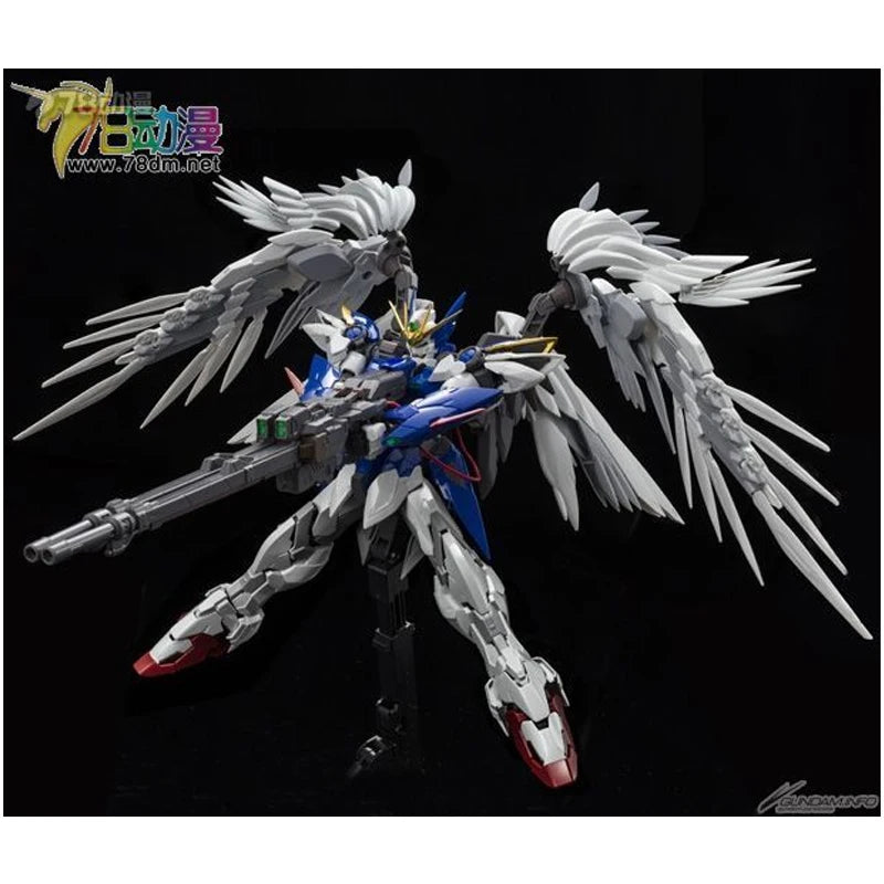 BANDAI ORIGINAL HIRM REGULAR EDITION XXXG-00W0 WING GUNDAM ZERO EW AUF LAGER Anime-Actionfigur, Bausatz, Spielzeug, Geschenk