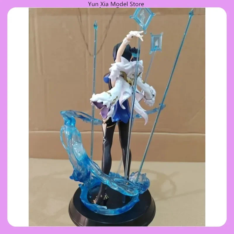 Genshin Impact Yelan Anime Figure 31cm Orchid in Secluded Valley Thousand Faces Scene Model Statue for Desktop Decoration Gift