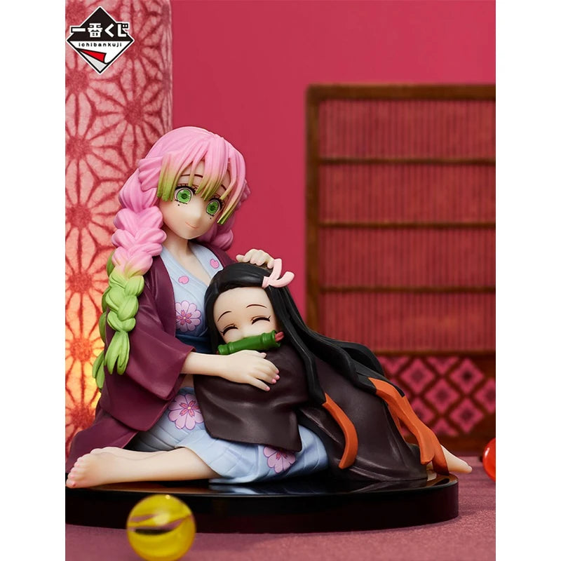 In Stock Original Bandai Banpresto Kimetsu no Yaiba Kanroji Mitsuri Anime Characters Model Toy Birthday Present Garage
