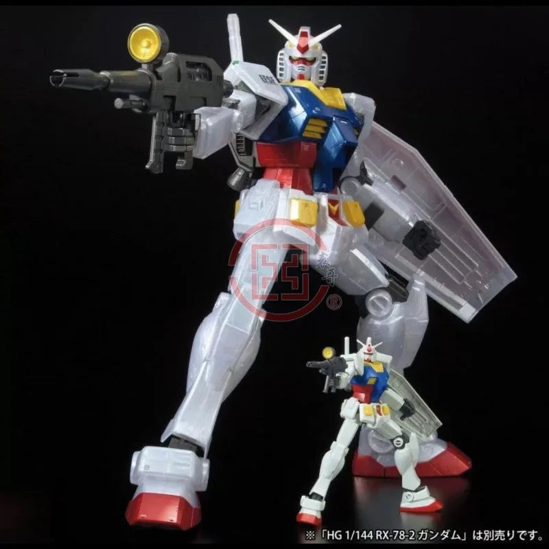 Bandai Genuine MEGA SIZE MODEL 1/48 LIMITED RX-78-2 GUNDAM [METALLIC GLOSS INJECTION]Anime Action Figure Assembly Model Toy Gift