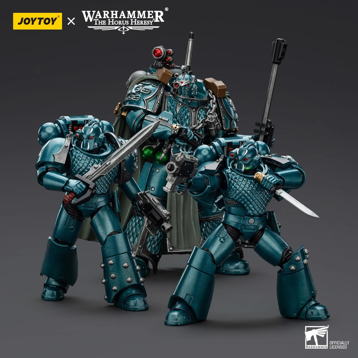 【Original】JOYTOY Warhammer 40K 1/18 Action Figure AlphaLegion Headhunter Prime Headhunter Exodus 'The One Who Is Many Toys