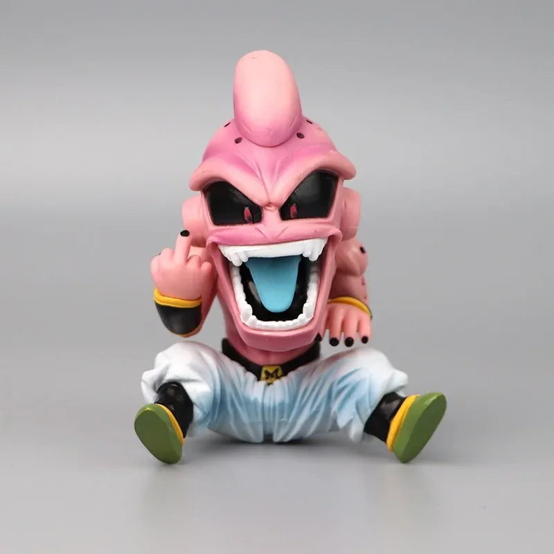 Anime Dragon Ball Z Majin Buu Frieza Cell Figure Toys Funny DBZ Fat Buu PVC Figurine Collection Model Dolls Birthday Gifts Kids