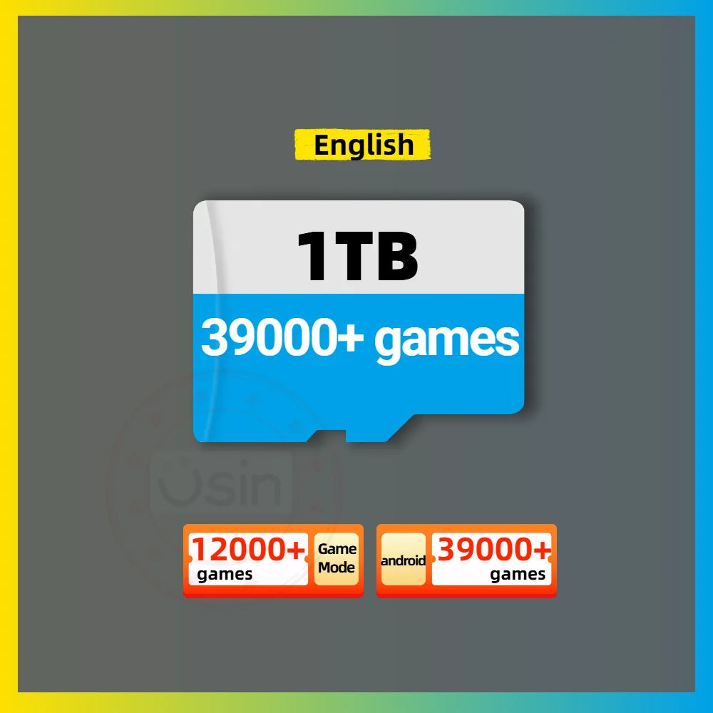 Game SD Card For Anbernic RG477M RG 477M Gaming Console Memory TF Retro Games Portable Handheld Gaming Plug&play 1TB 512G 256G