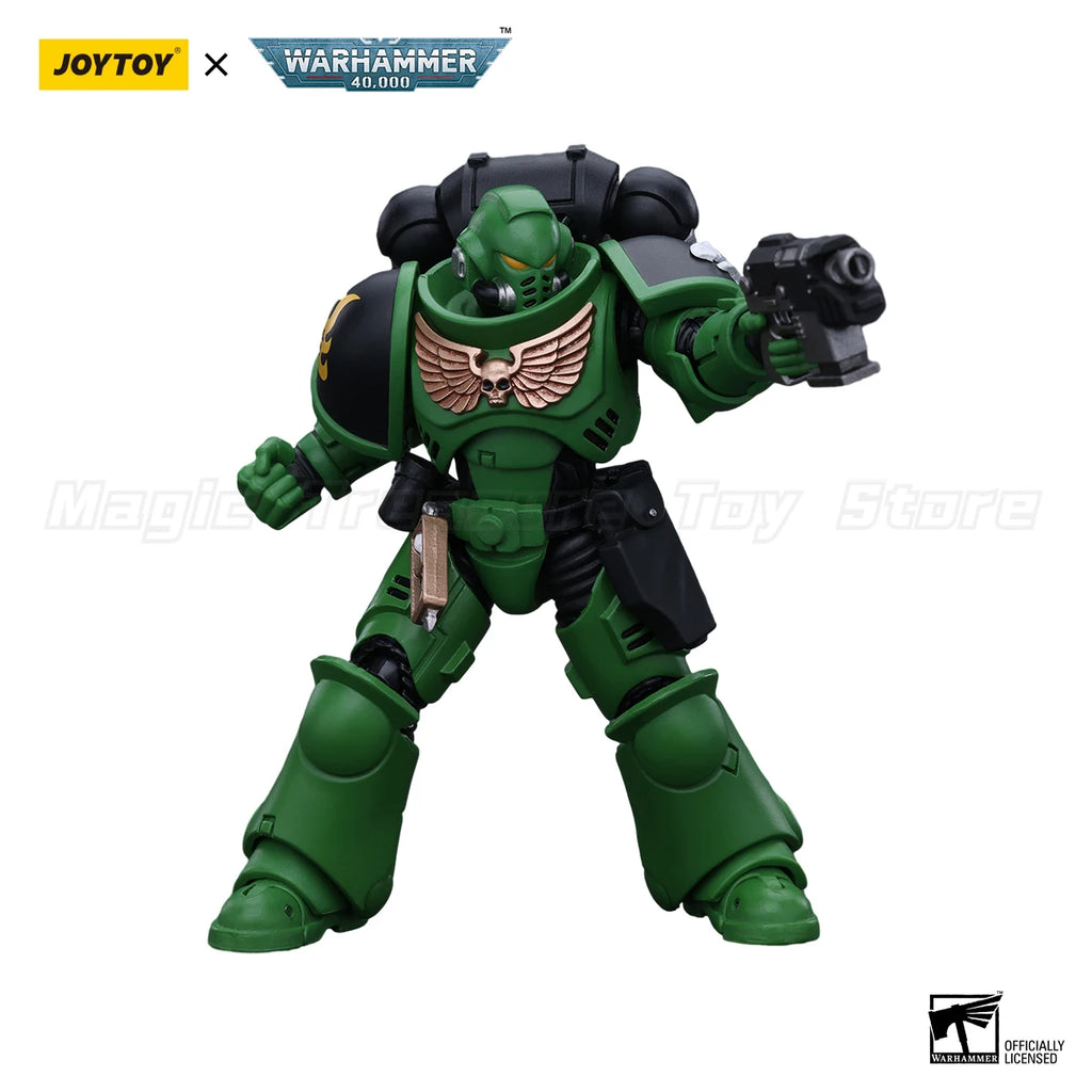 【In Stock】JOYTOY Warhammer 40K Salamanders Intercessors Brother Haecule Anime Figures Toys Collection Model 1/18 Action Figure