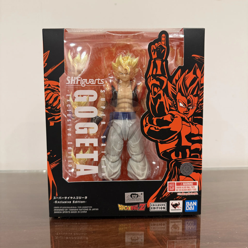 Bandai Nycc Exclusive Dragon Ball S.H.Figuarts Gogeta Super Saiyan (Yellow Hair) - In Stock