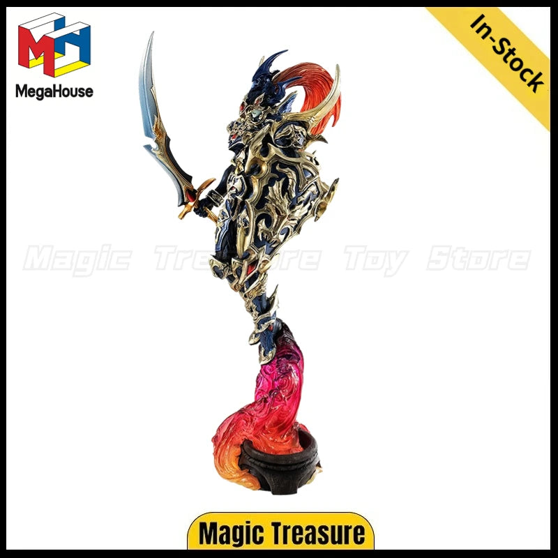 【In Stock】Original MegaHouse A.W.M Duel Monsters Black Luster Soldier Warrior Advent Toy Gift