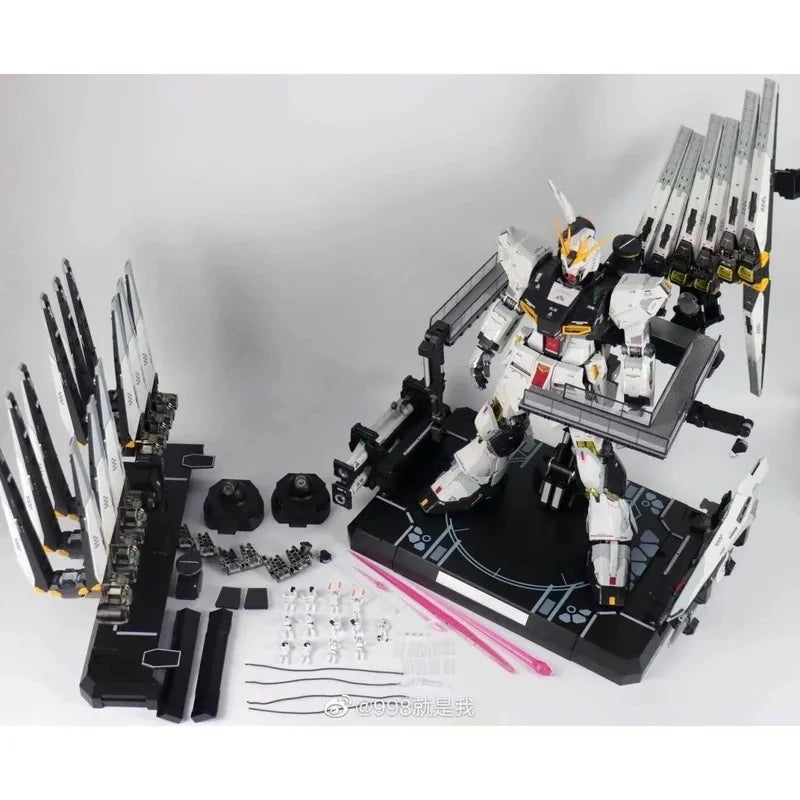 【IN STOCK】Daban 1/60 PG RX-93 V Metal Structure Action Figures Equipped With Floating Cannon Assembly Model Collect Kid Toys