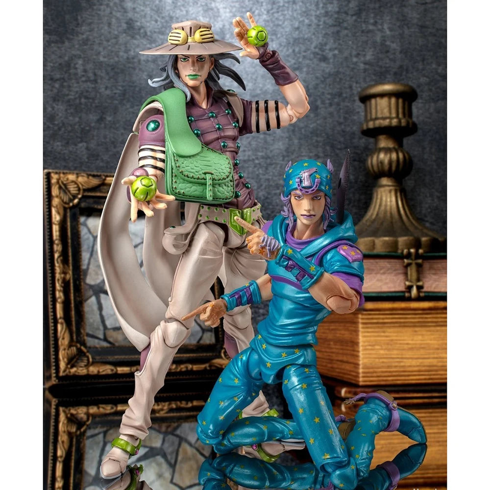 100% Original Medicos Entertainment Super Action Statue Jojo No Kimyou Na Bouken Johnny Joestar Second Model Toys Anime Figure