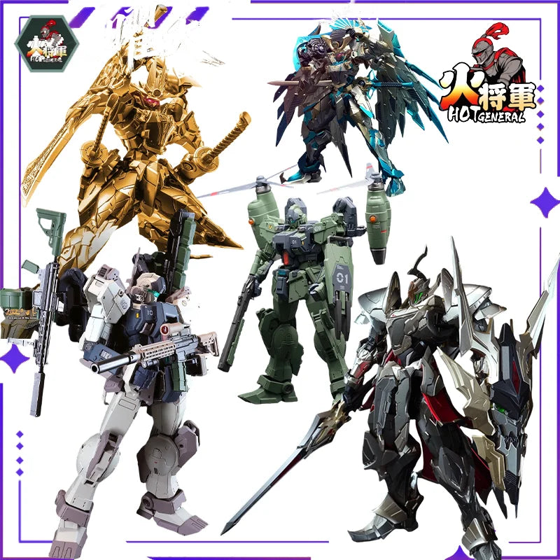 Fire General HOT-GENERAL Original Mighty Generals Series 6th Day Demon King Alloy Finished Product Mobile Model HandmadeToy Gift
