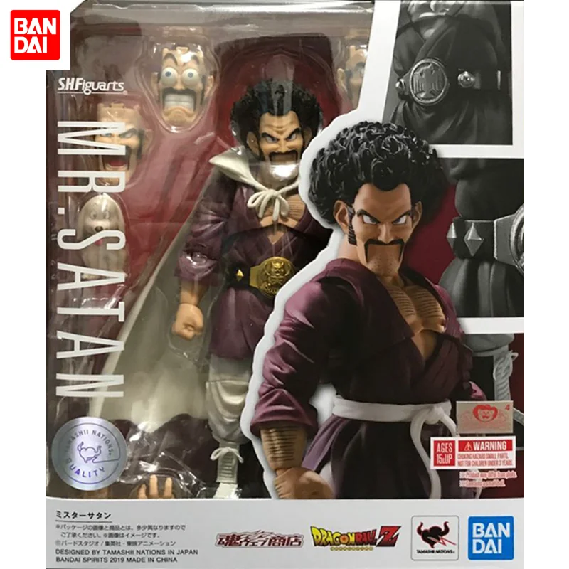 Bandai S.H.Figuarts Dragon Ball Dragon Ball Mr. Satan Mr. Satan Action Figure Toy Figurine Gift Collectible in Stock