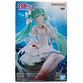 В наличност BANPRESTO EVOLVE Clearluxe Хацуне Мику -Clione Ver.- PVC 18CM Аниме екшън фигурки Модел Колекция играчка
