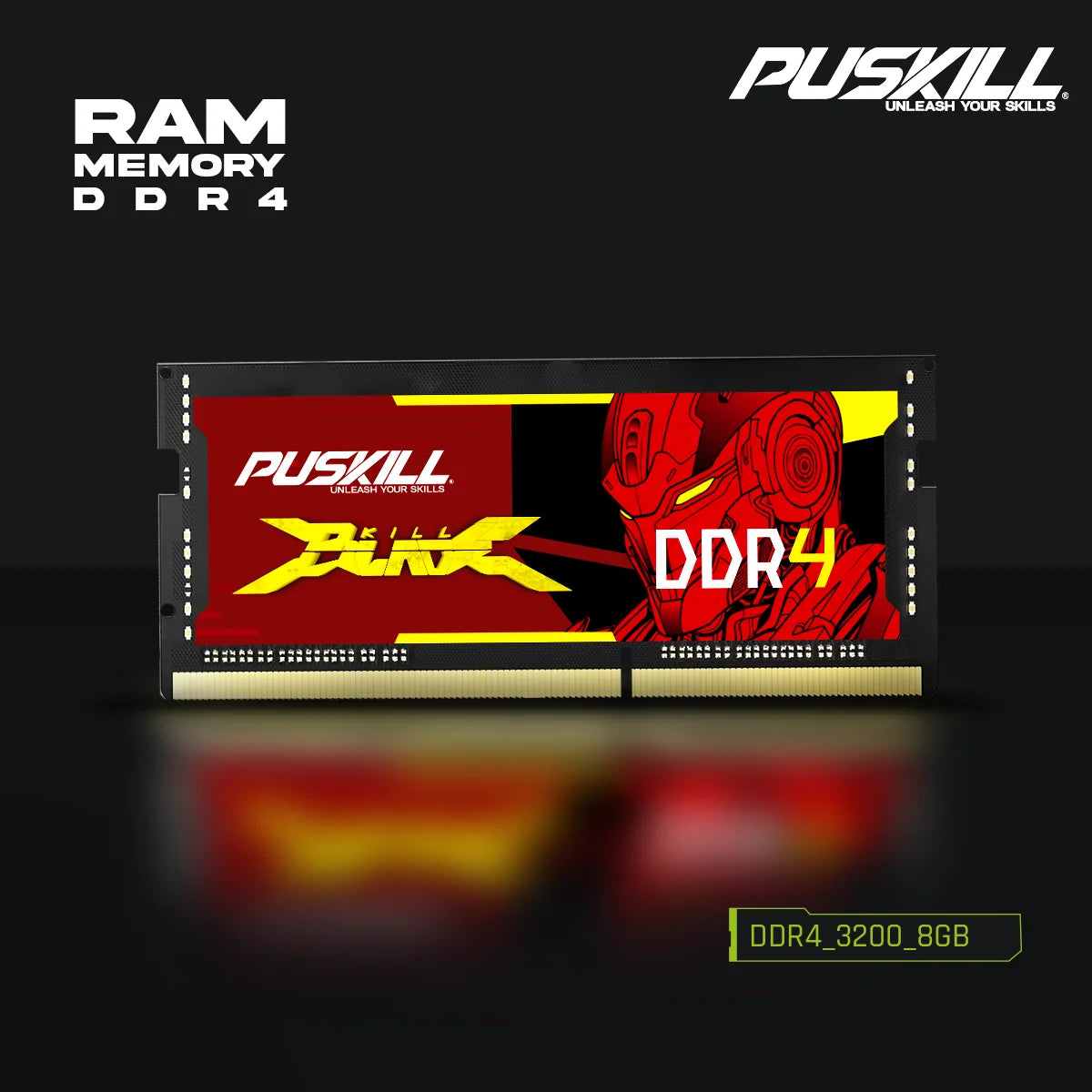 PUSKILL DDR4 Notebook Memoria Ram 8GB 16GB 3200MHz 2666MHz 1.2V Sodimm Laptop Memory