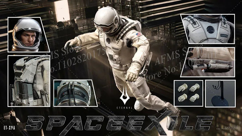 Eternal Toys ET_X9 1/6 Scale Collectible Figure Cooper Mann Interstellar Adventure Doll 12Inch Men Soldier Action Figure Model