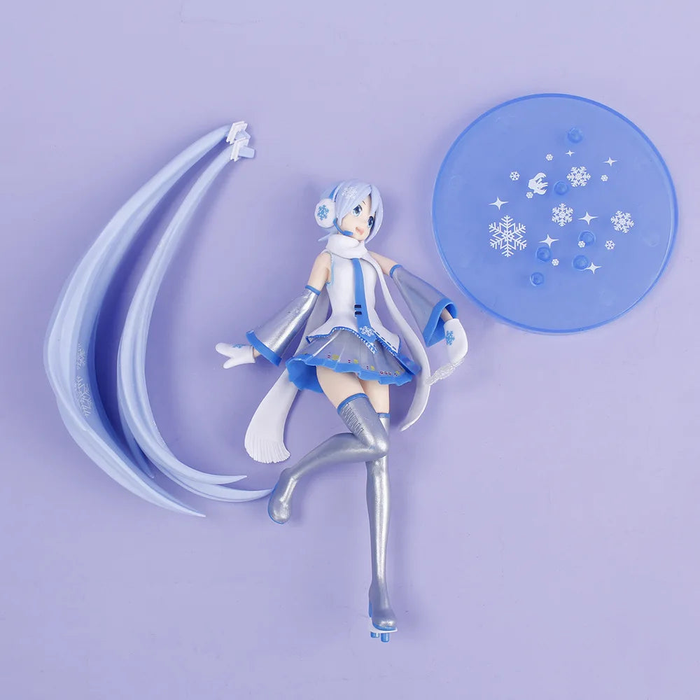 20CM Anime Hatsune Miku  Figure Anime Peripheral Collectible Models Decorative Decorations Children Kawaii Gift
