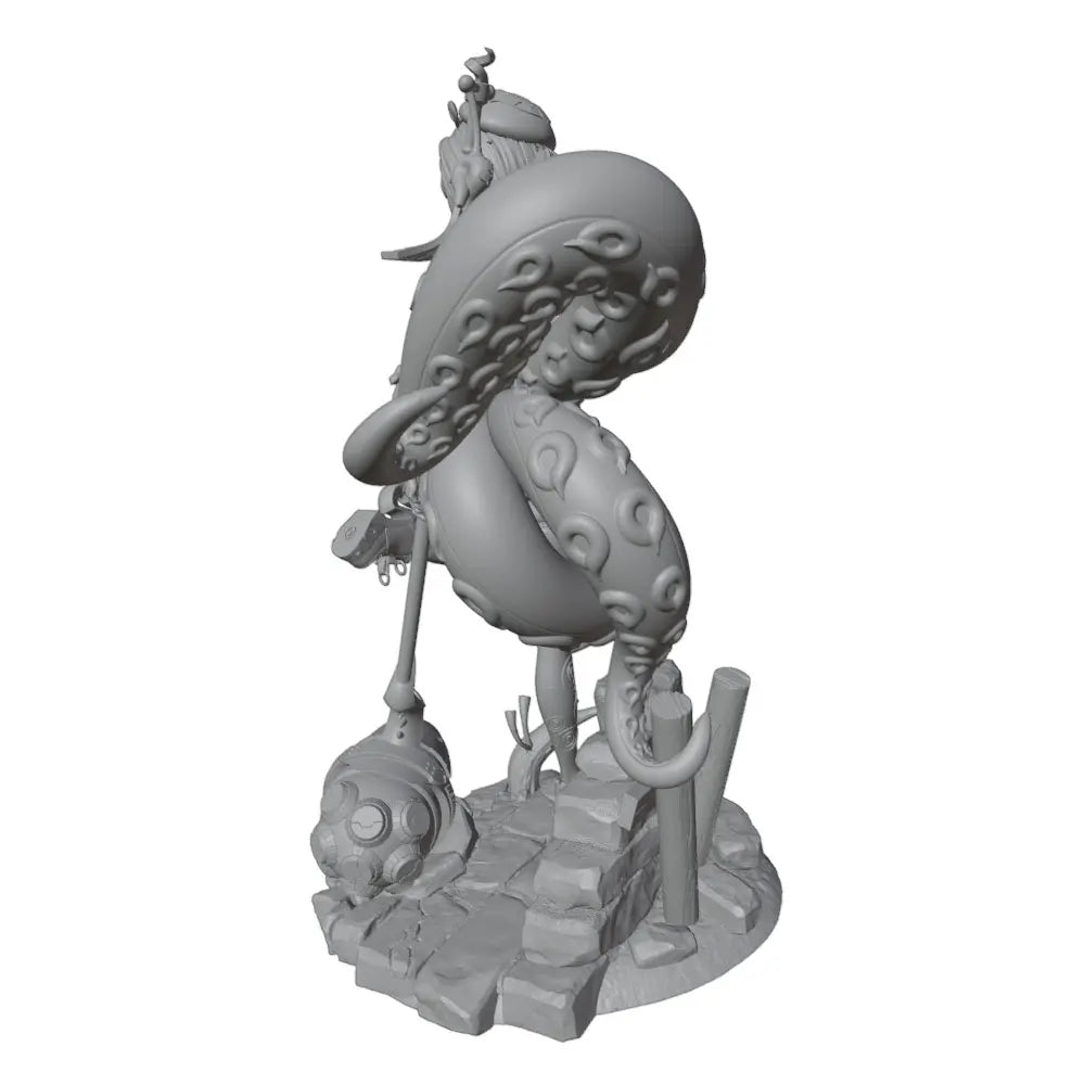 75mm100mm  Anime Character Statue GK Miniature 3D Printed Gray Model Figurine DIY Doll Model Unassembled And Unpainted