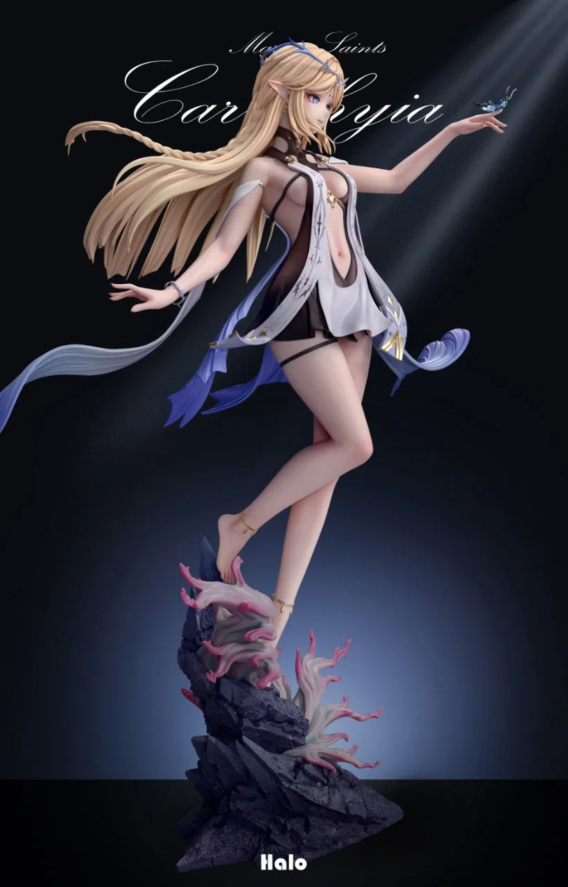 1/4 Resin Halo Studio Gk Wuthering Waves Cartethyia Game Action Figure Collectible Garage Kit Model Statue Toys Gift