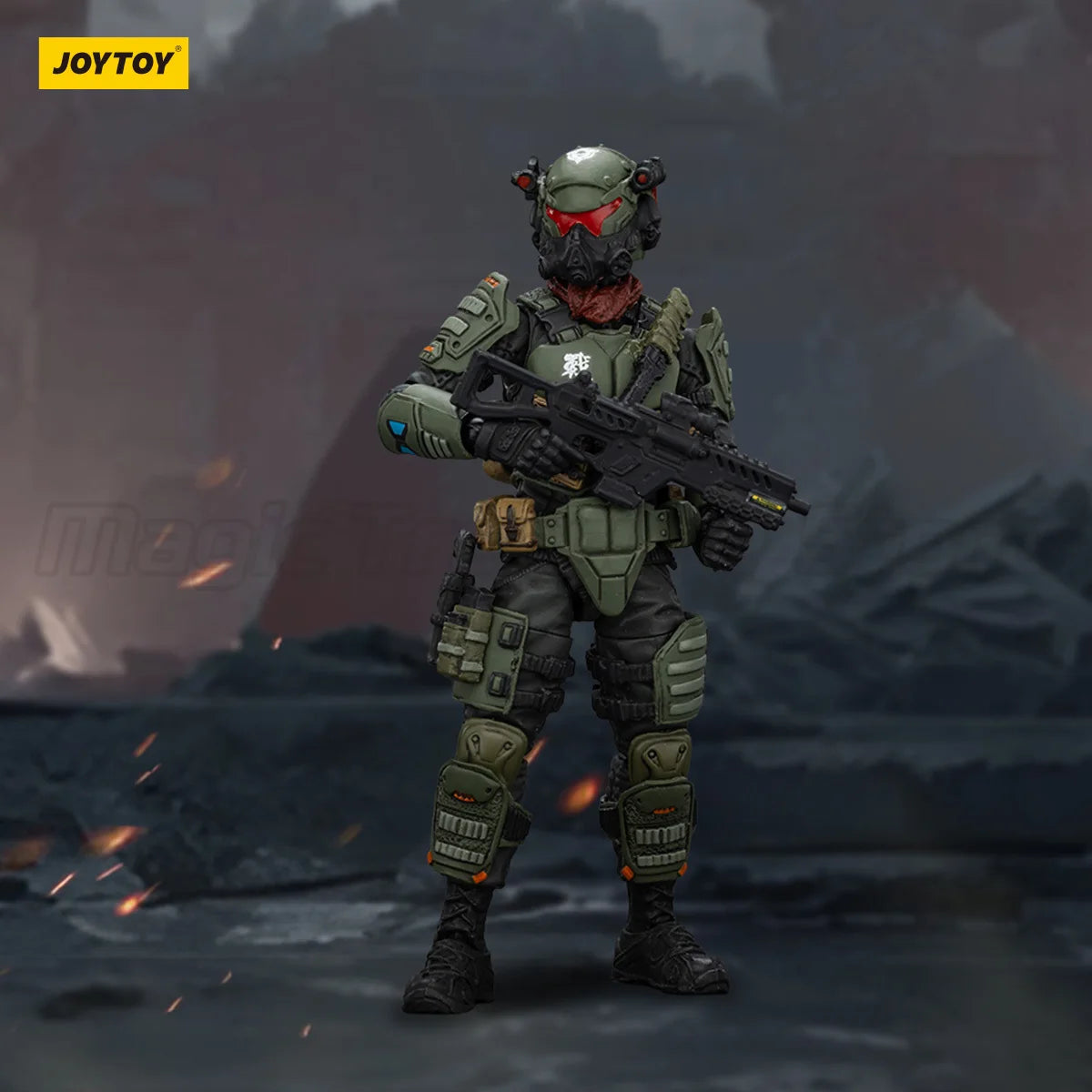【MT】JOYTOY Stellar Scar Assault Team Gravelgold Darksilicon Titanite Firesulfur Ghostmanganese 1/18 Action Figure Toy