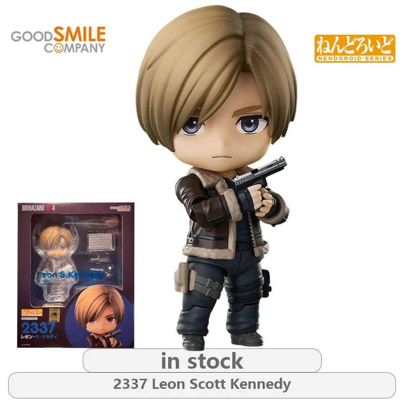 GSC Original Nendoroid Series Chris Redfield\Ada Wang\Leon Scott Kennedy Anime Action Figure Model Toys Ornaments Gifts Fo Boys