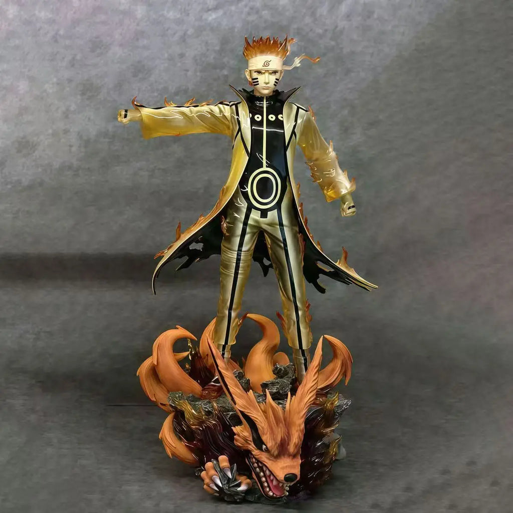 Neue 30 cm große Naruto Giant Wave Watergate Uzumaki Naruto Anime-Statue Modell GK Spielzeugpuppen-Sammlerstück Peripherie Jungen Geburtstagsgeschenk