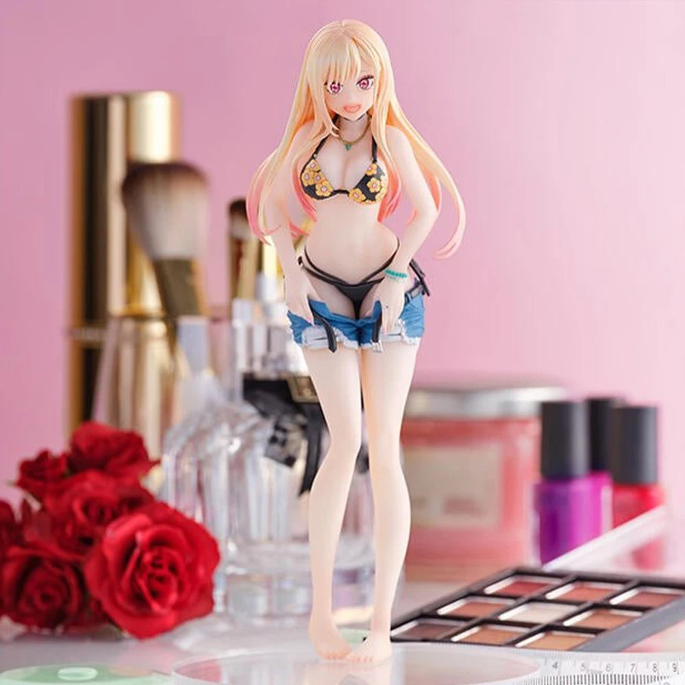 Anime Marin Kitakawa figure swimsuit Girl figurine Adult Model Kitagawa Marin action figure Dress up doll Collect Toy Boys Gifts
