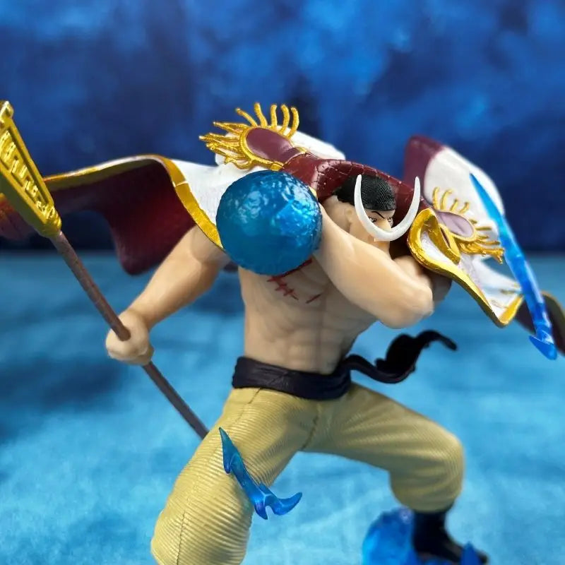 Statue Scene Combat Stance One Piece LXE Dward Newgate Peripheral Ornaments Birthday Gift Anime Figure Bandai Banpresto Model