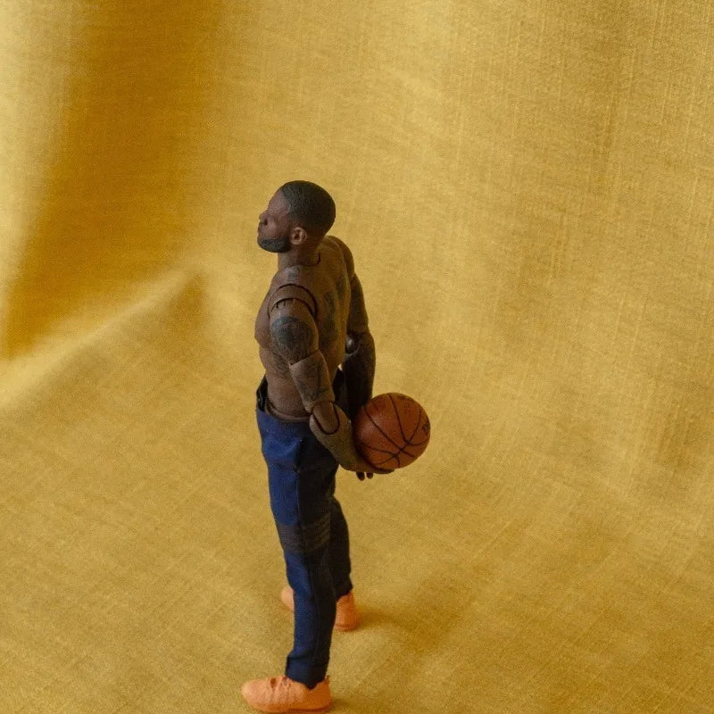 In Stock ENTERBAY 1/9 NBA LeBron James MM-1210 Action Figure Collection Series