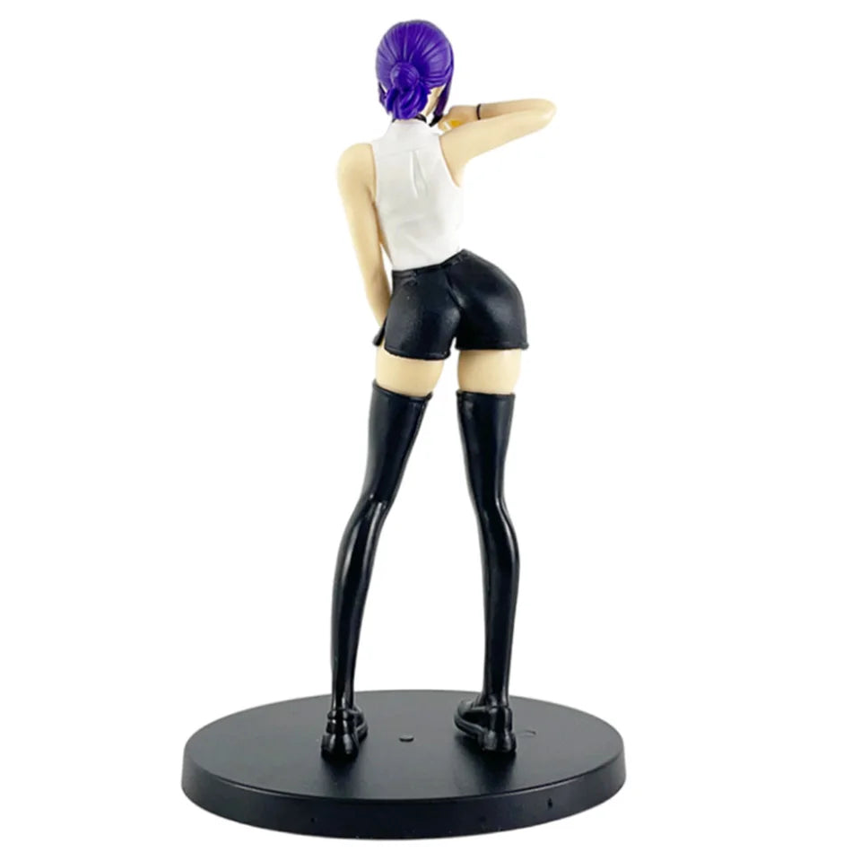 Anime Chainsaw Man 19cm Reze Bomber Demon Figure Bomu PVC Anime Action Model Set Toy Room Decoration Collect Festvial Gift