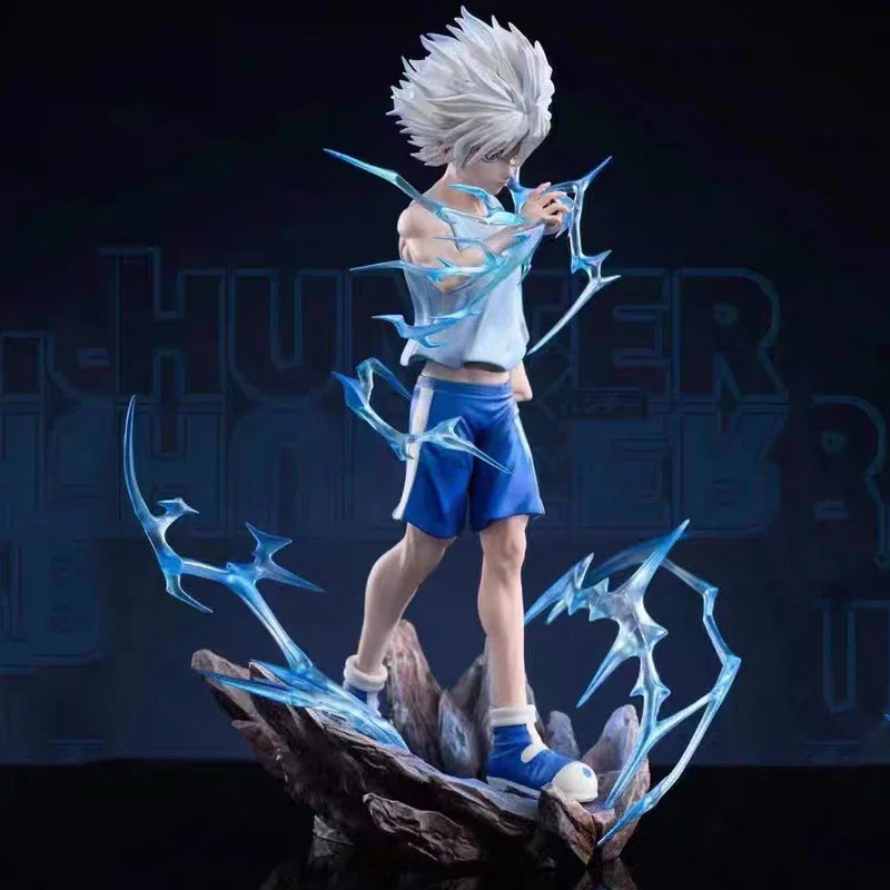 Hunter×Hunter Anime Figures Killua Zoldyck Figure Manga Action Figure PvVC Action Figure Model Statue Collection Decoration Toys