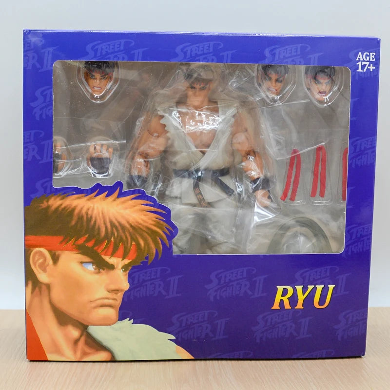 14cm Street Fighter Chun Li Anime Game Figure Ryu/Ken Masters Action Figure Guile/Zangief Figurine Collectible Model Doll Toys