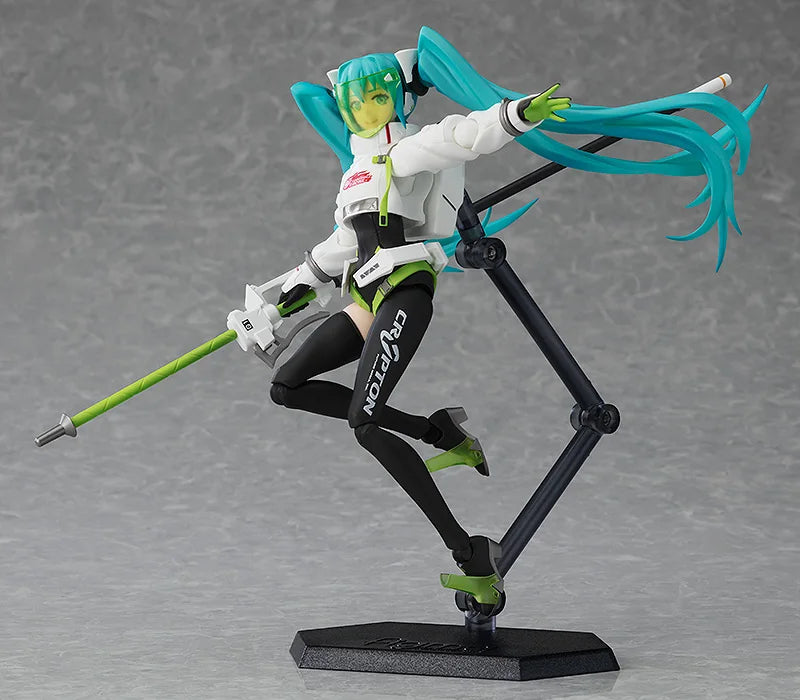 In Stock GSC Figma  Miku GT Project 2022 Racing Future Genuine Figures Peripheral Ornaments Scenery Action Figure Collection