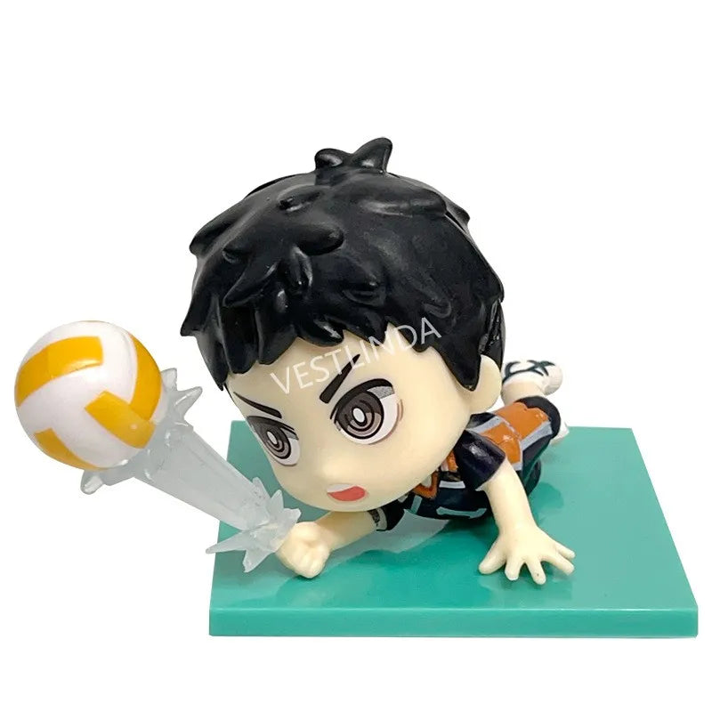 Volleyball Junior Model Decoration Multi-character Doll Q Version Collection Model Anime Desktop Decoration Christmas Toys Gift