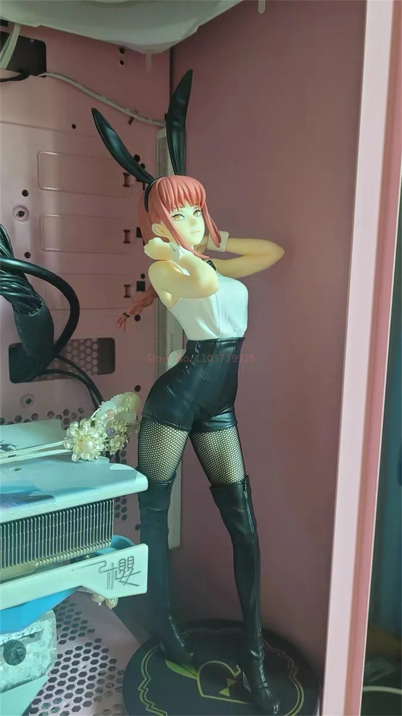 Keine Box, Aktionspreis 2024, japanische Original-Anime-Figur Makima Bunny Ver., Actionfigur, Sammlermodell, Spielzeug für Jungen