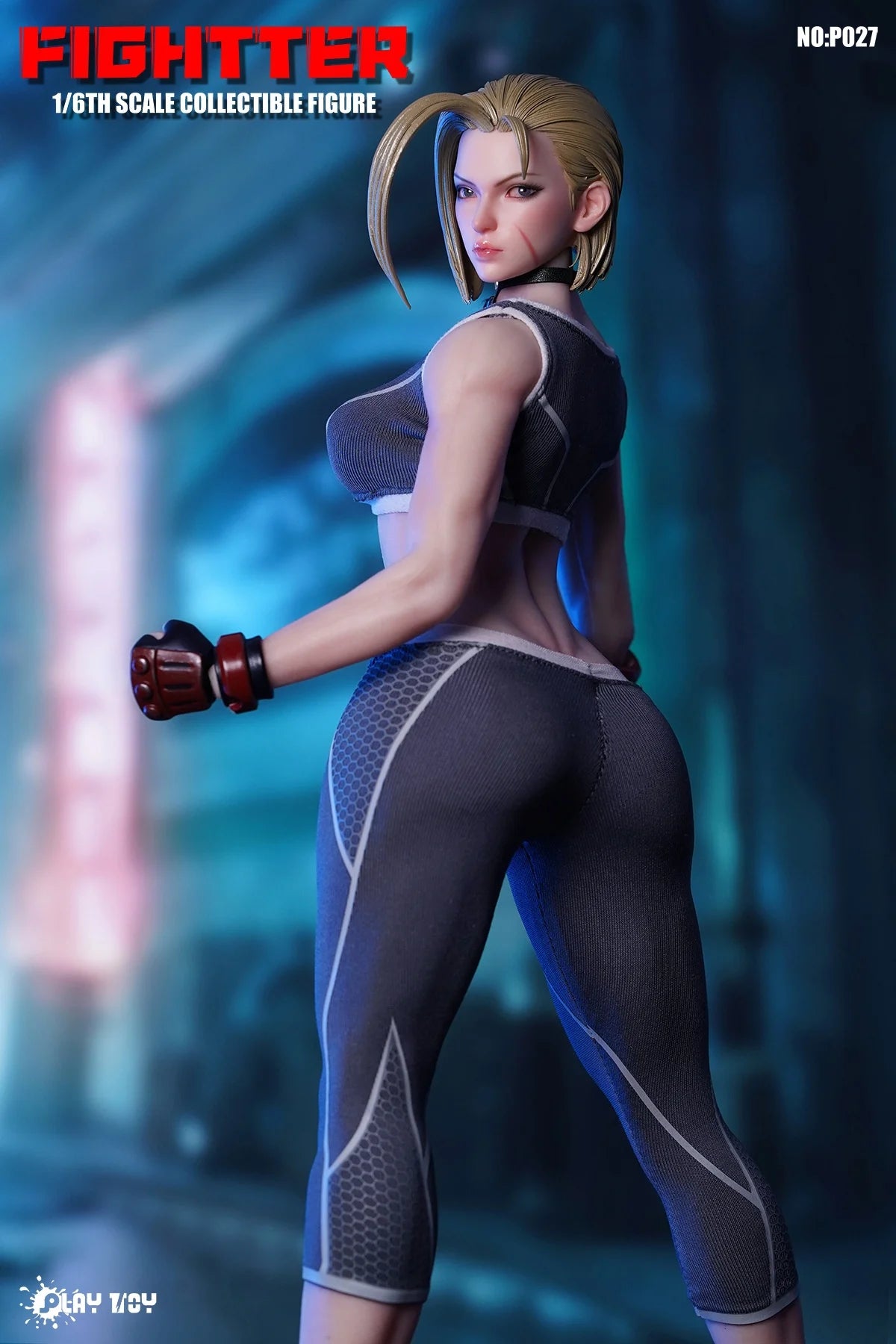 PLAY TOY Nr.: P027 1/6 Scale Fighter Girl Cammy Komplettset Bewegliche Puppe 12'' Weibliche Actionfigur Modellspielzeug