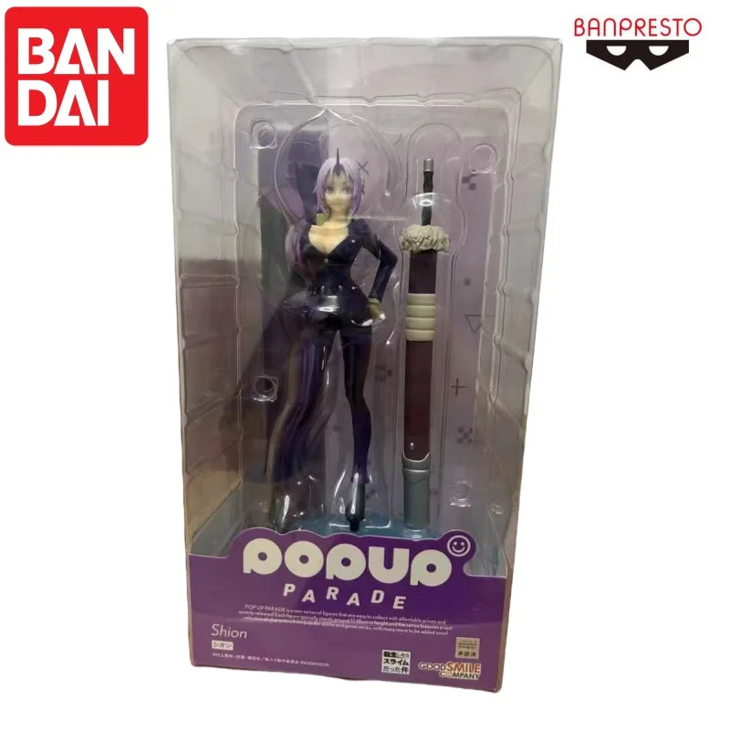 Bandai In Stock Original Banpresto Shion Model Doll Brand New Boxed Action Figure Animation Peripherals Anime Characters Garage