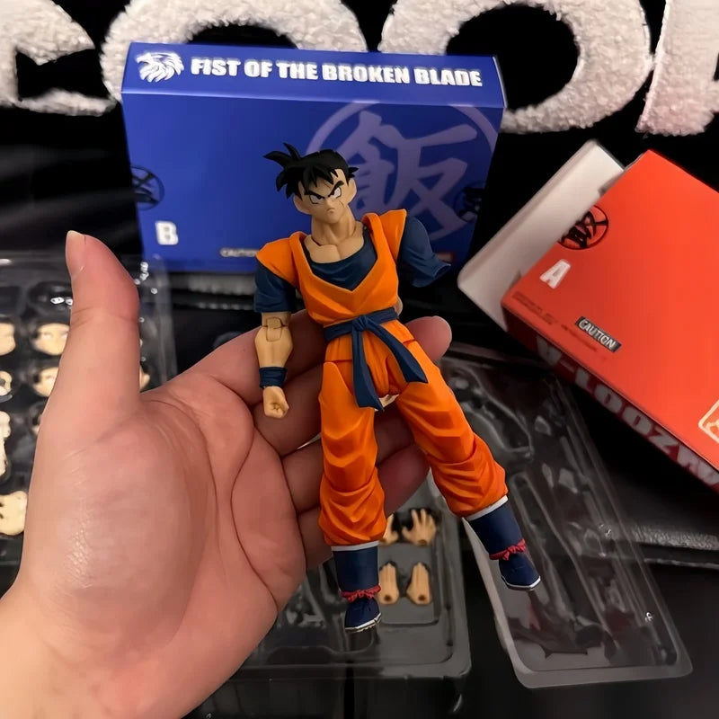 Hot In-Stock HAZ001 Broken Arm Goku Dragon Ball Action Figure Model Anime Doll Ornament Model Accessories Toys Gifts