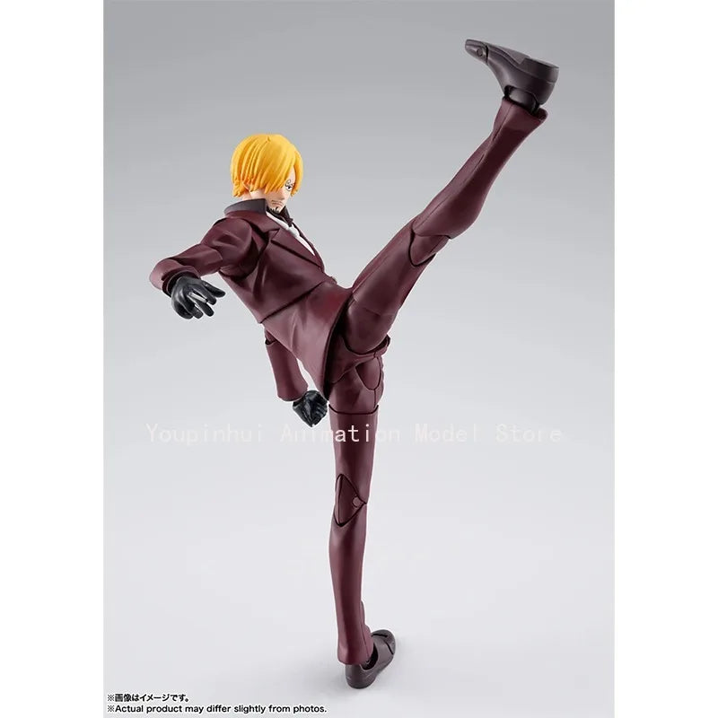 В наличност Bandai SHFiguarts One Piece Raid Sanji On Onagashima Аниме Фигурка Екшън Модел Фигурки Brinquedos Играчки